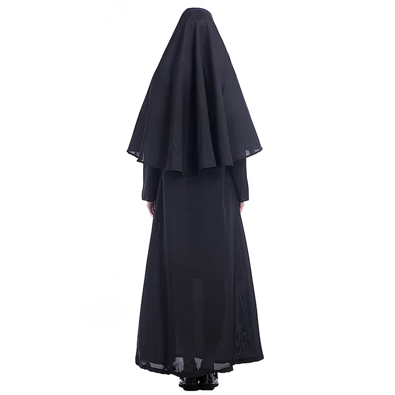 Adult Cosplay Nun Costume Religious Catholic Priest Missionaries Costumes