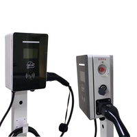 7KW 32A Waterproof 11KW 3 Phase Wall Mounted Ev Car Charger Type 2 Electric Vehicle Charging Station 16A Home Ev Charging Pile