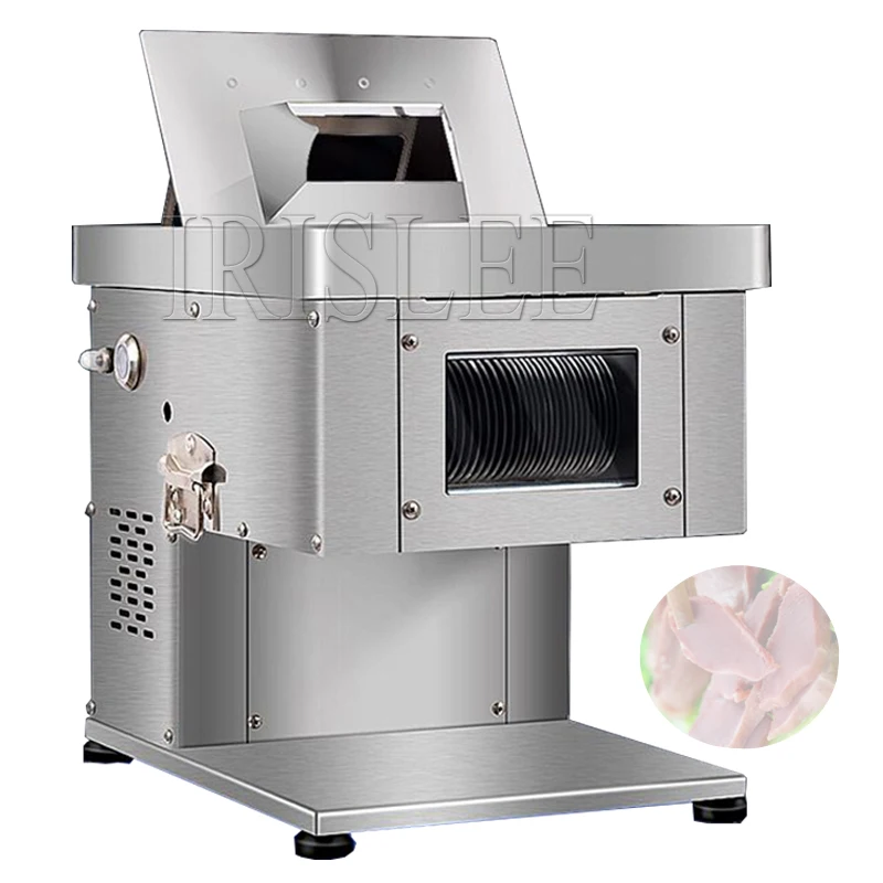 

220V Electric Slicer Meat Cutter Machine Commercial Stainless Steel Meat Slicer Cutting Machine Shredded Diced