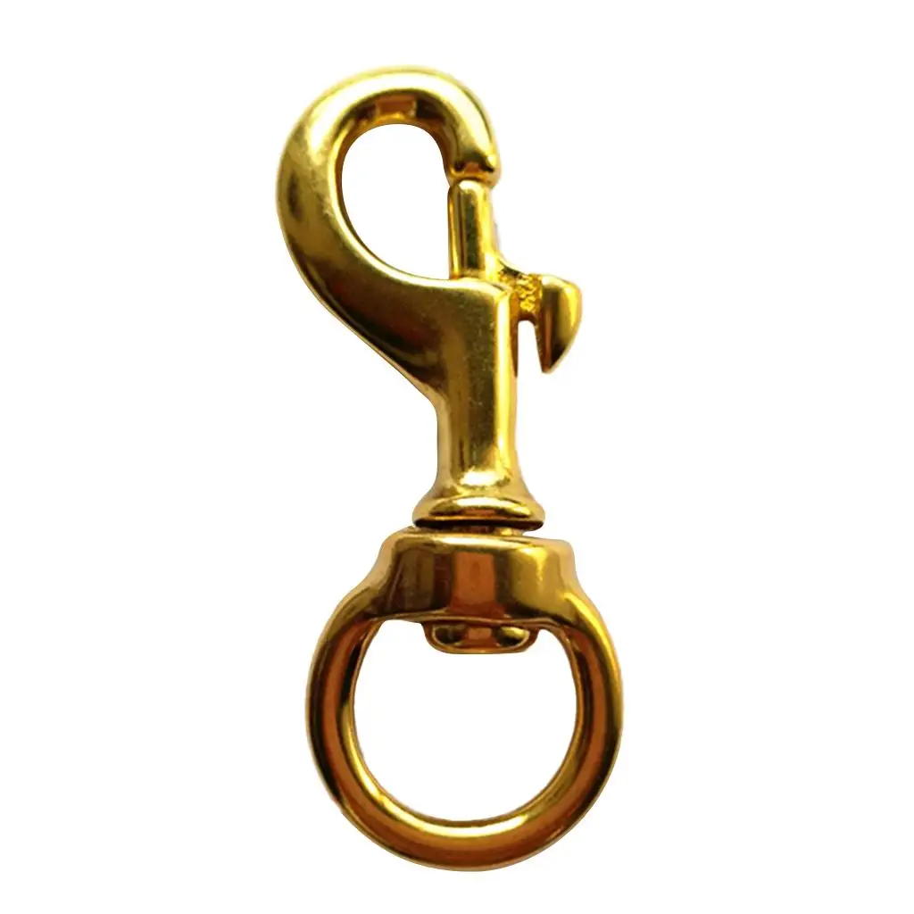 Multi-functional Heavy Duty Solid Brass Swivel Eye Lobster Clasp Bolt Snap Hook