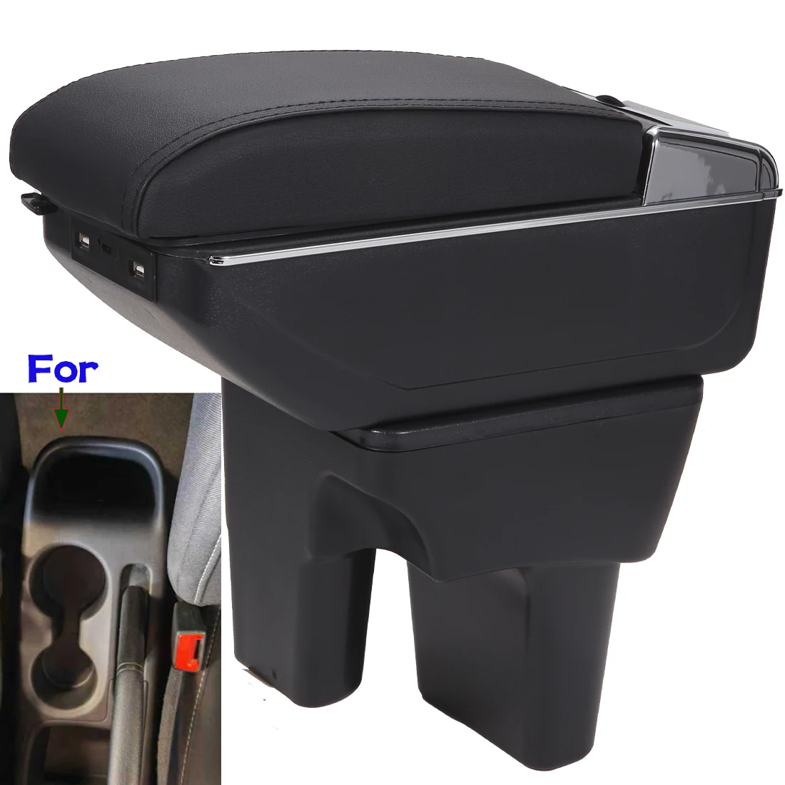 

For HYUNDAI HB20 Armrest Box For Hyundai HB20 Car Armrest Interior Parts Center Storage Box Retrofit parts Car Accessories