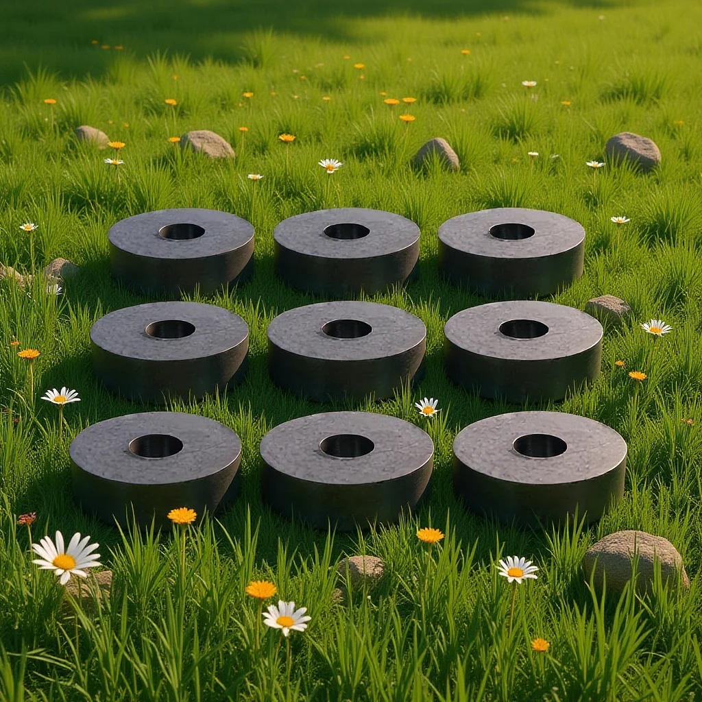 

25Pcs Rubber Shock Absorber Pads Abrasion Resistant Vibration Suppression Pads Non Slip Rubber Washers for Equipment Machines