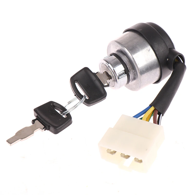 

6 Wire Way Gasoline Diesel Generator Gas Ignition Start Key Lock Switch