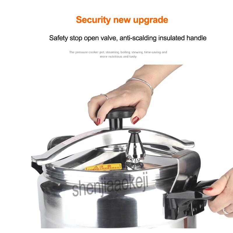 

Home Pressure Cooker 3L Capacity Commercial Gas Cooker Explosion-proof Pressure Cooker Aluminum Alloy Stew Pot Kitchen Cookware