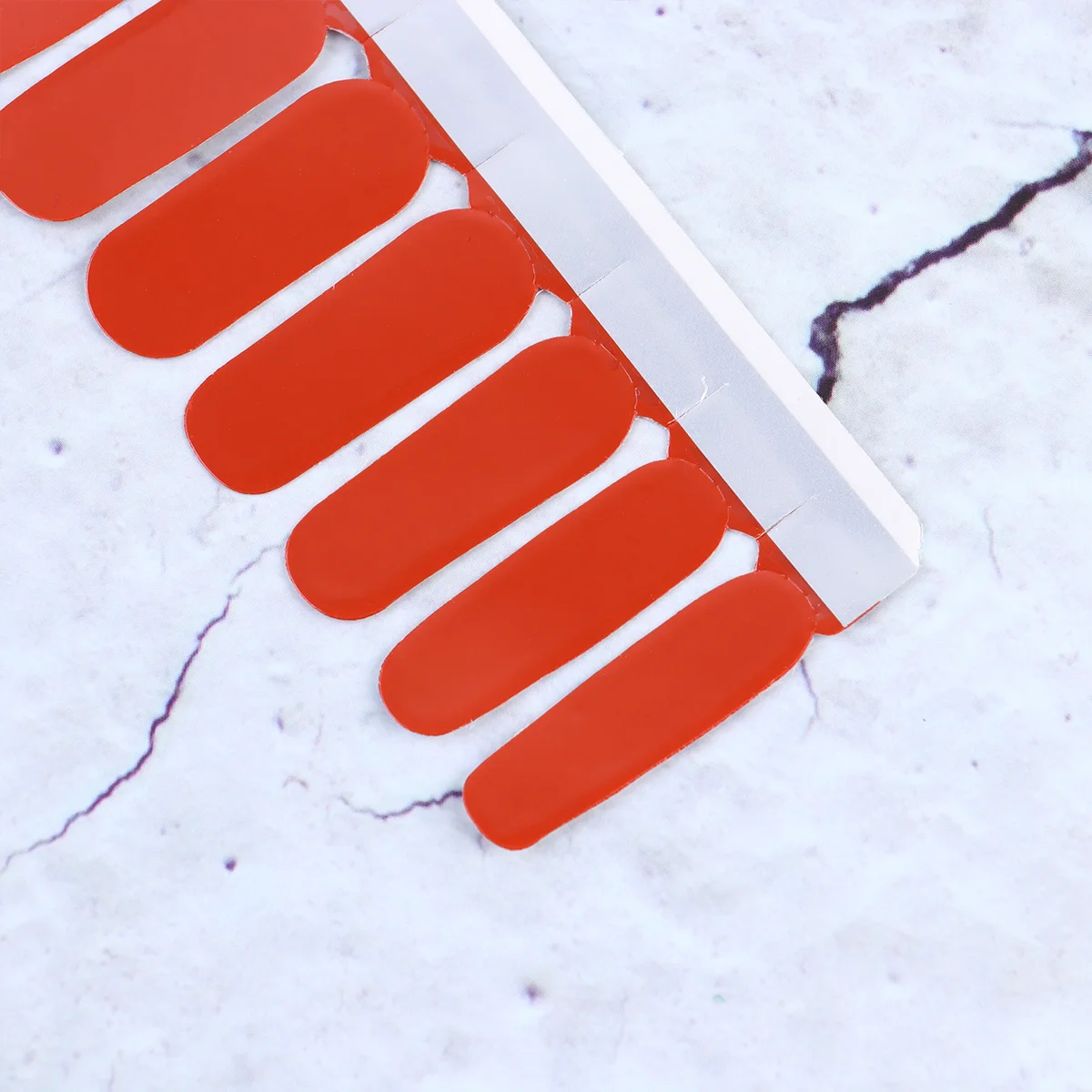 Naklejki na paznokcie w jednolitym kolorze, łatwe w aplikacji, do samodzielnego manicure, dekoracje dla kobiet, naklejki na paznokcie w odcieniach dyni.