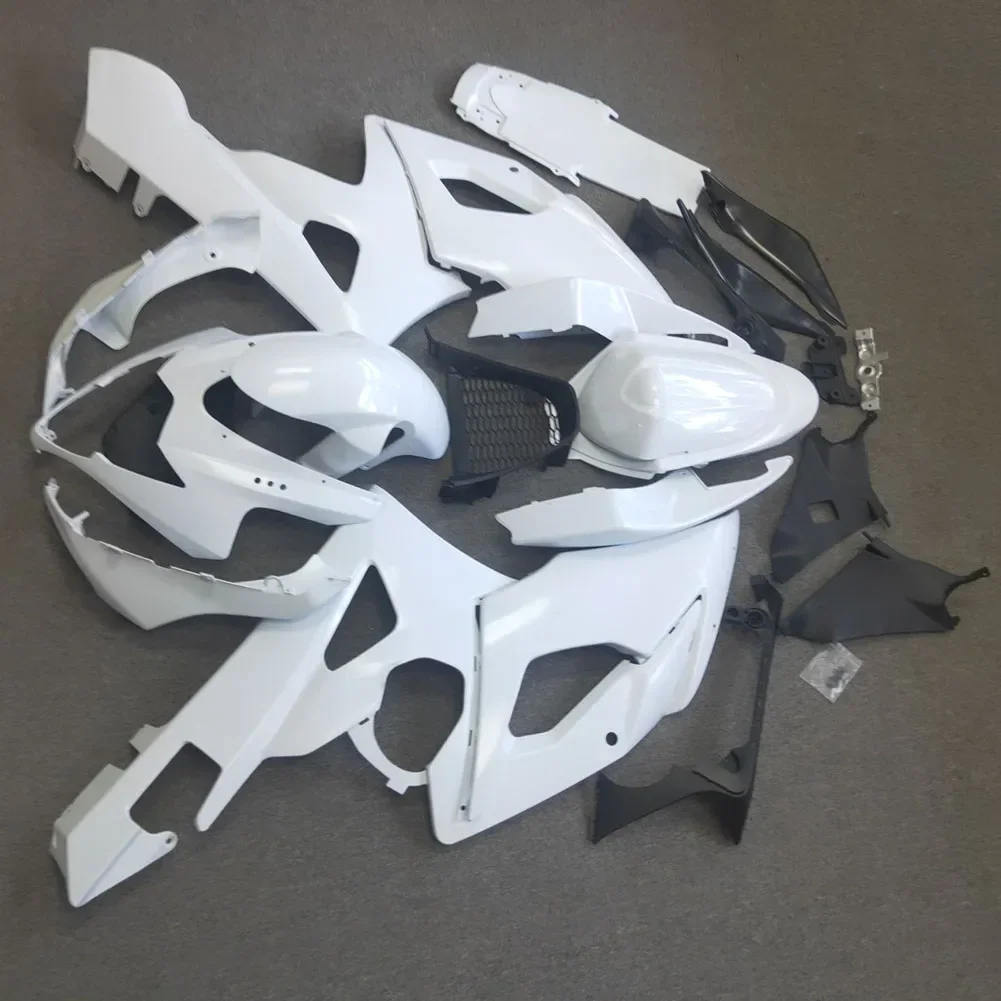 White Pre-drilled ABS Injection Bodywork Fairing Kits for Suzuki GSXR 1000 K5 2005 - 2006