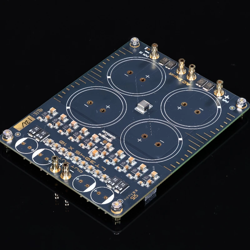 5A Ten Parallel LT3045 Linear Power Supply Board DC Regulated Power Supply PCB Ultra-low Ripple and Ultra-high PSRR