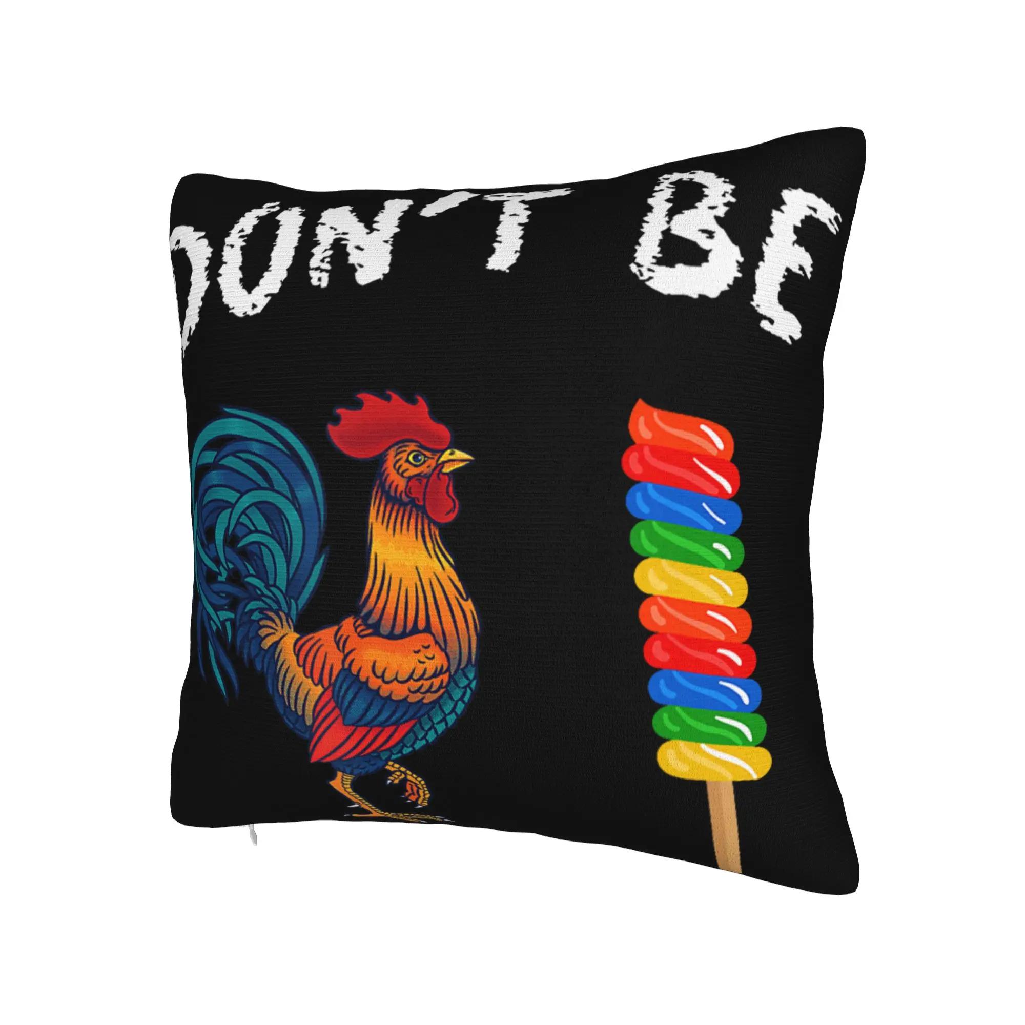 Don't Be A Sucker Funny Chicken Meme Pillow Cover Accessories Soft Cushion Cover Decoration  Pillow Case Cover Seater Multi Size