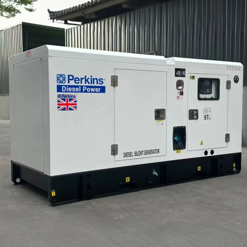 Customized Ultra Quiet 80KW 100KW 125KW Powerful Water Cooled Silent Diesel Generators Low Rpm Alternator Generator Power Plant