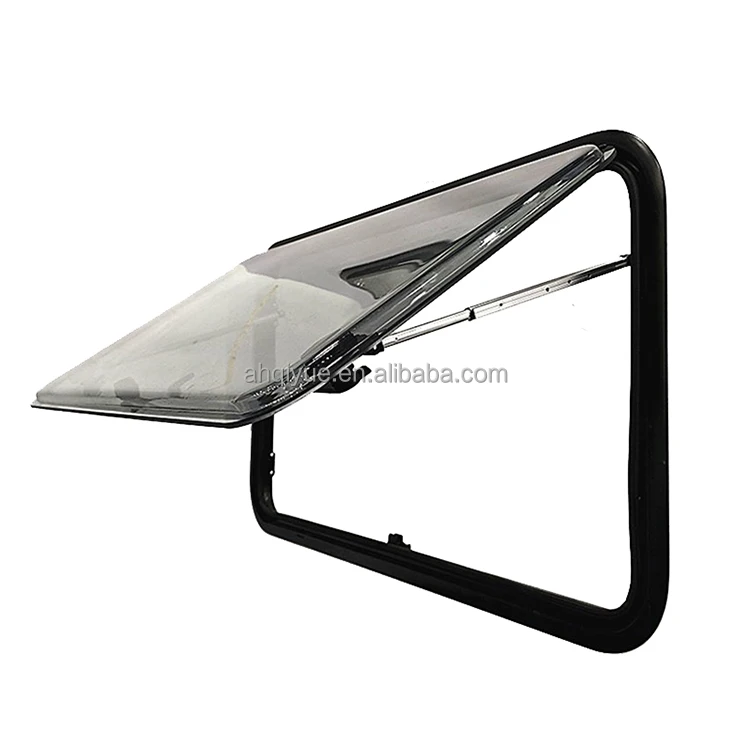 High Quality Aluminum Frame Double Glass Round Corner Window Rv Window For Camper Trailer