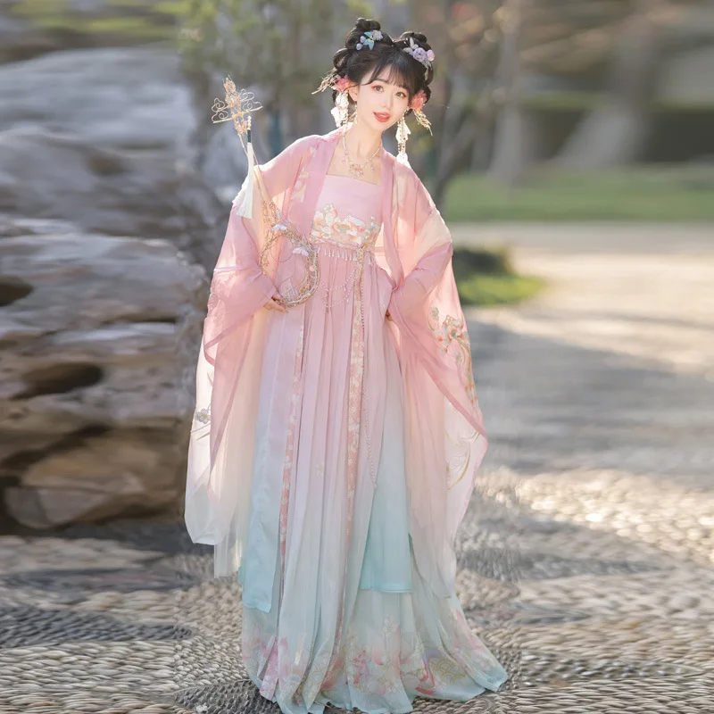 new-heavy-work-irt-svel-new-sle-embroidered-hanfu-original-spring-tang-dynas-women's-one-piece-set-husk-skirt-che