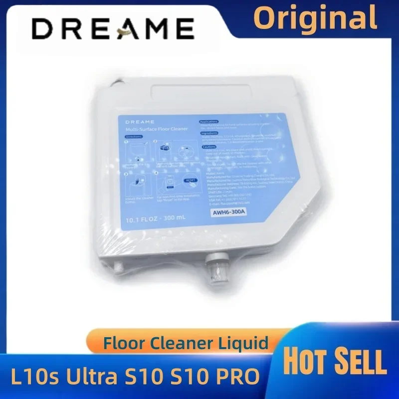 محلول تنظيف الأرضيات الأصلي Dreame L10s Ultra / S10 / S10 Pro / S10 Plus متعدد الأسطح (300 مل)