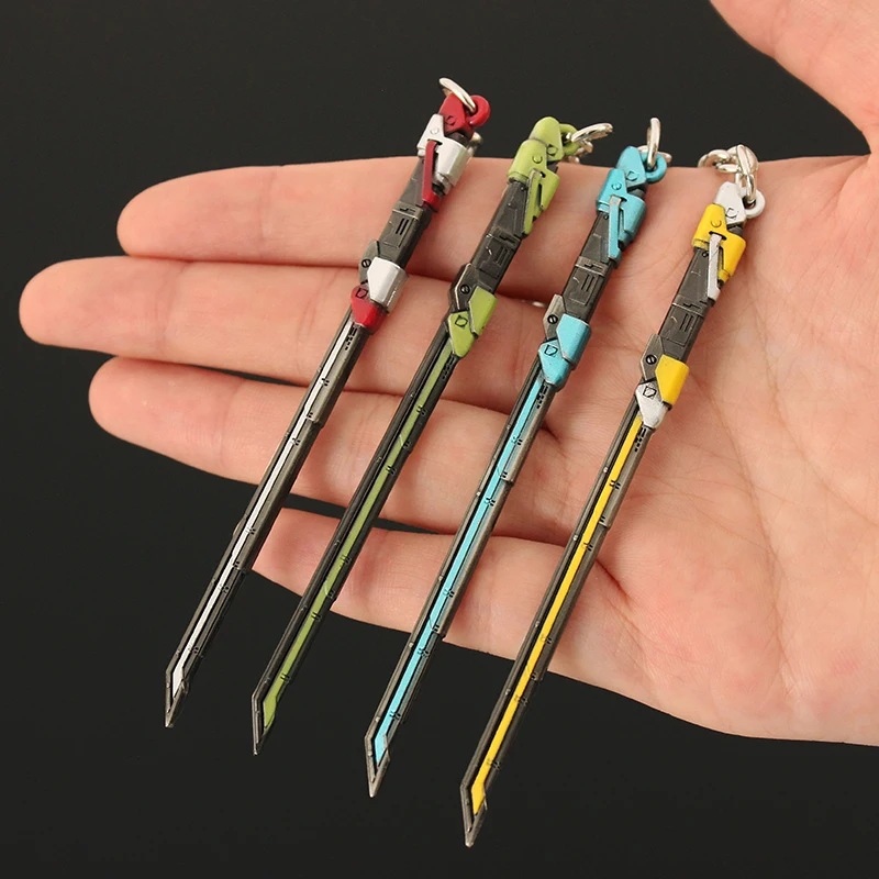 Valorant Weapon Keychain RGX 11Z PRO Melee Knife Game periphery Full Metal Model Toy Samurai Sword Katana Birthday Gifts for Boy