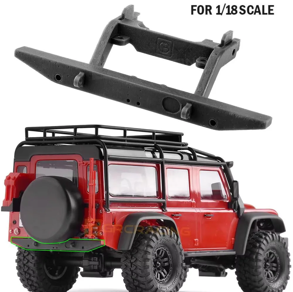 

For 1/18 Traxxas Trx4-m Defender Trx4m Rc Crawler Car Rear 3d Printing Bumper Upgrade Accessories