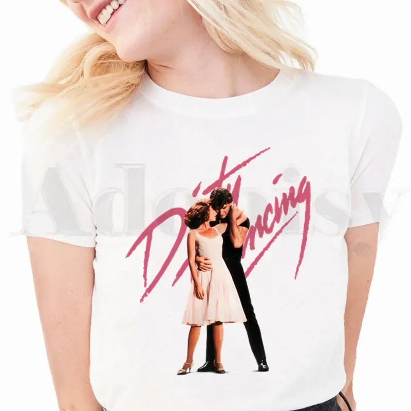 Dirty Dancing T Shirts Women\'s T-shirt Short Sleeve Female Tops Tees Harajuku  Vintage