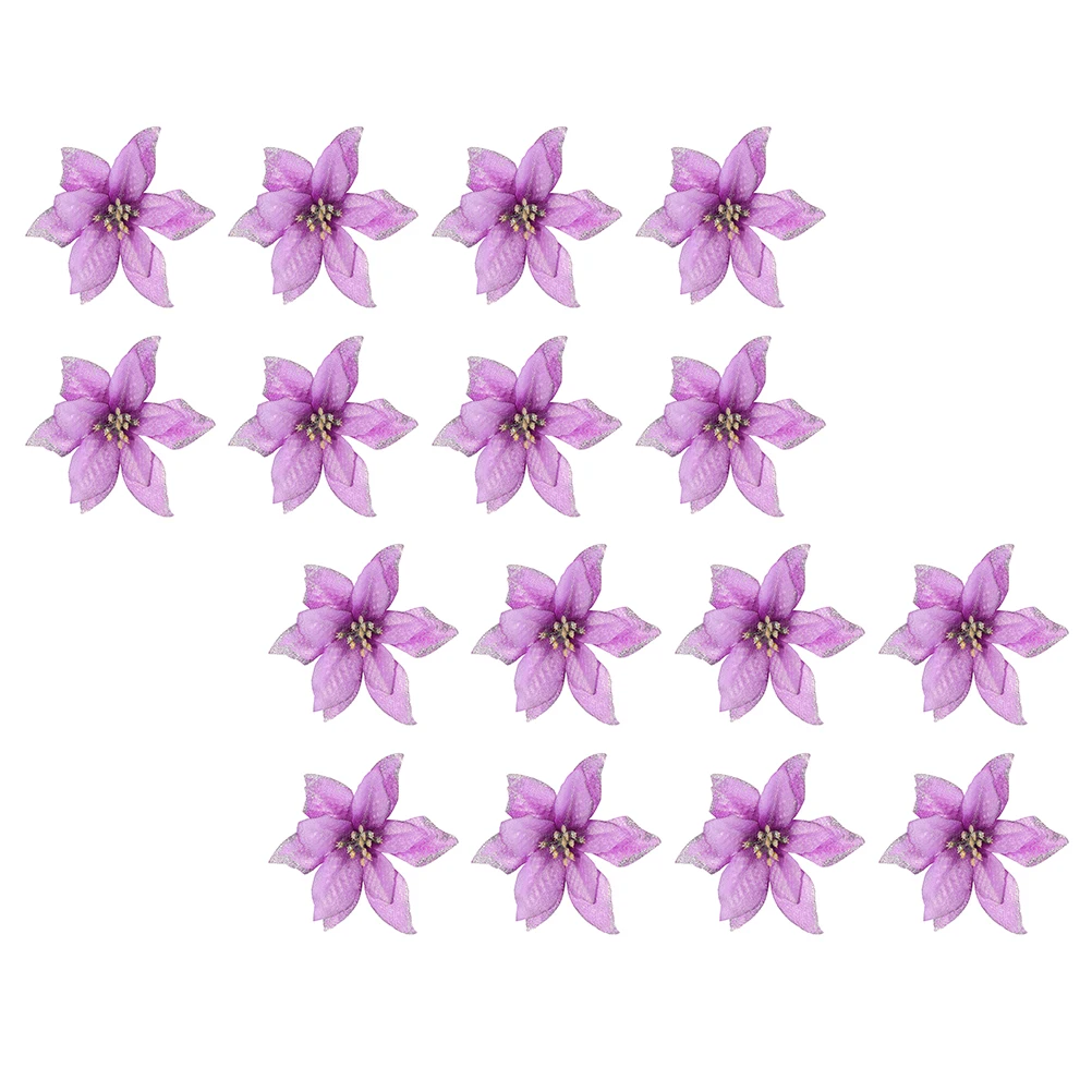 

36 Pcs Simulation Flower Decorative Artificial Xmas Tree Door Window nament Festive Party Party Prop Prop