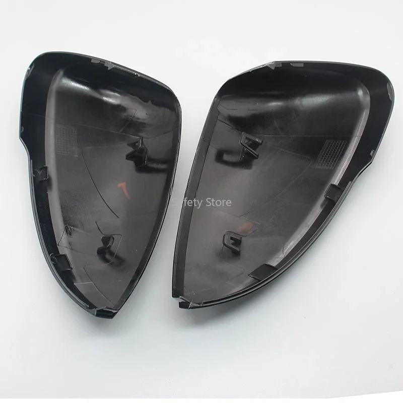 Un par adecuado para Volkswagen High 7 Bora Lingdu New Passat Sagitar Lavida carcasa de espejo retrovisor negro