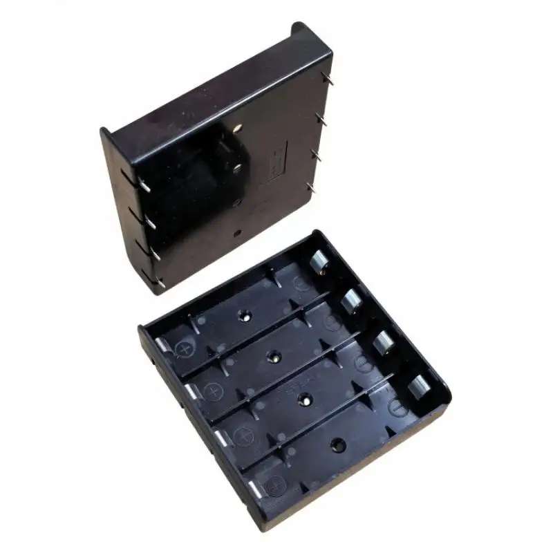 1 PCS 21700 1-4S Battery Holder 3-35A Standard/Enhanced DIY Battery Box For PCB Board Nickel-Plated