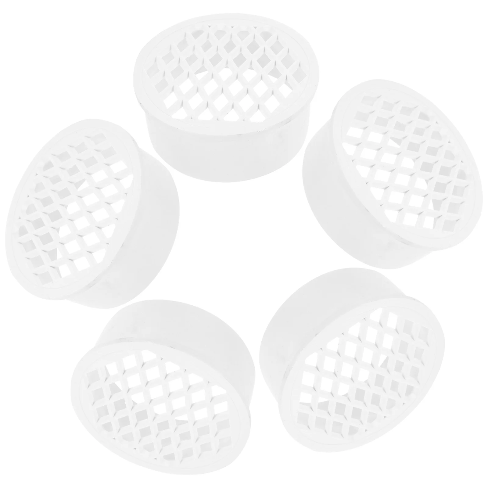 

5pcs 110Mm Floor Drain Insert Durable Plastic Waterproof For Bathroom Kitchen Efficient Drainage Gutter Guard Mesh Cover