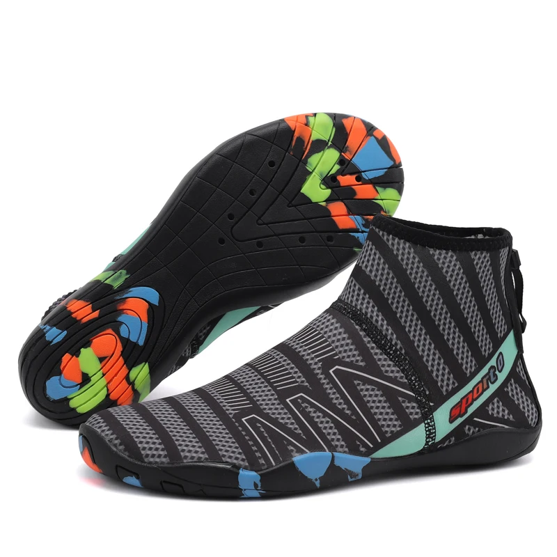 

Fitness Yoga Swimming Diving Shoes Outdoor Beach Shoes Couples Barefoot Skinny High top Snorkeling Anti slip Wading Shoes