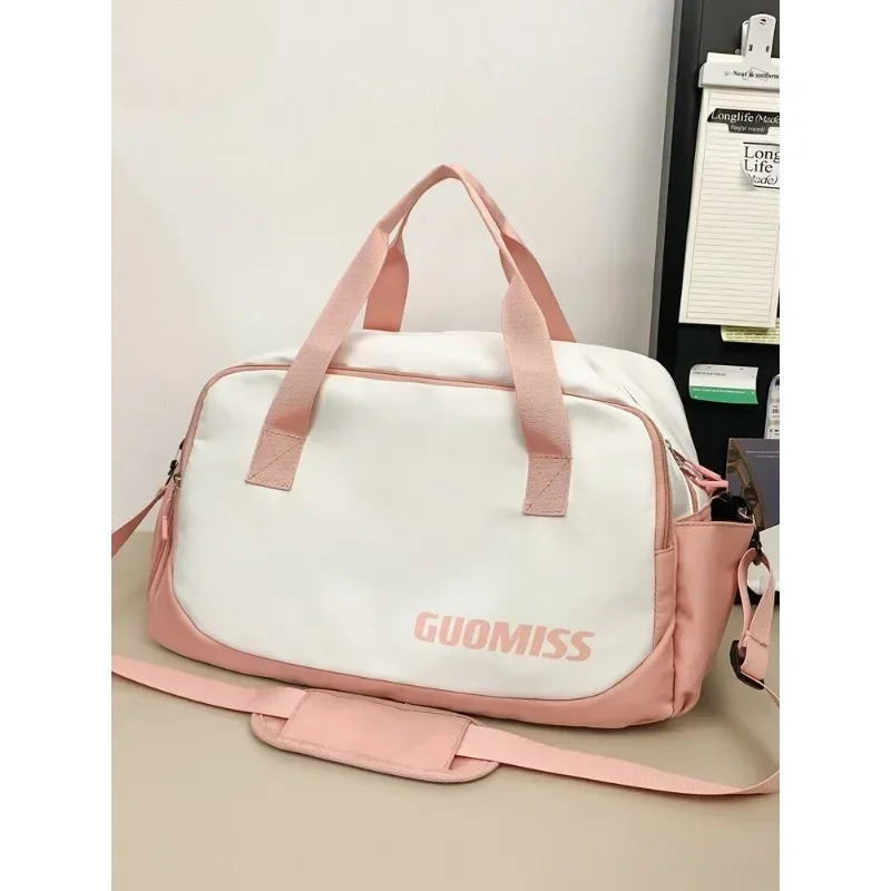 

New Couples Large Capacity Travel Bag 2024 High Quality Canvas ShoulderBag Fashionable Trendy Crossbody Bag for Men and Women