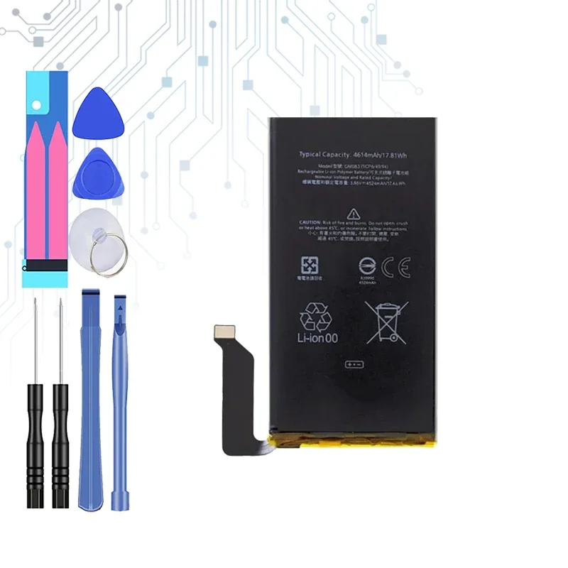 4614mAh/5003mAh Battery GMSB3 G63QN For HTC Google Pixel 6 Pro 6pro