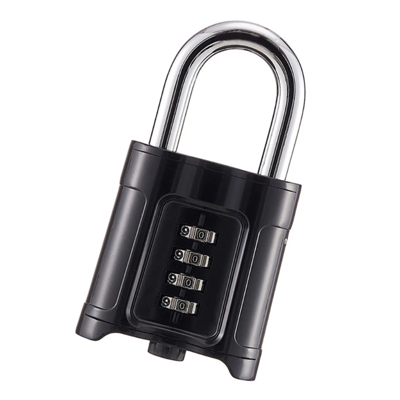 

Heavy Duty Combination Padlock Waterproofs 4 Digit Padlocks Safely Code Lock Dropship