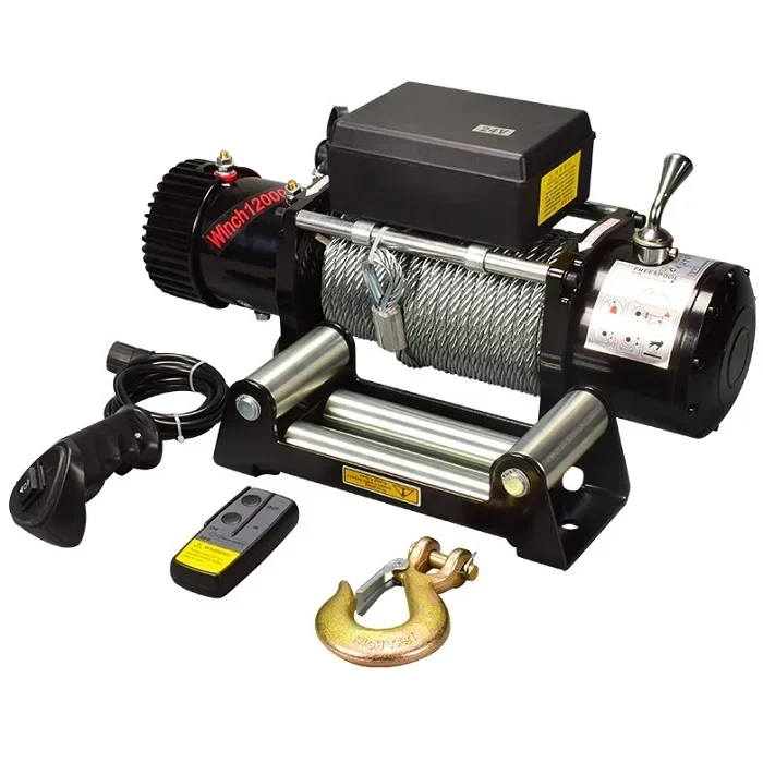 

Custom 24v 12v electric cable winches 6000lbs 12000lbs 13500lbs 15000lbs portable battery winch electric winch