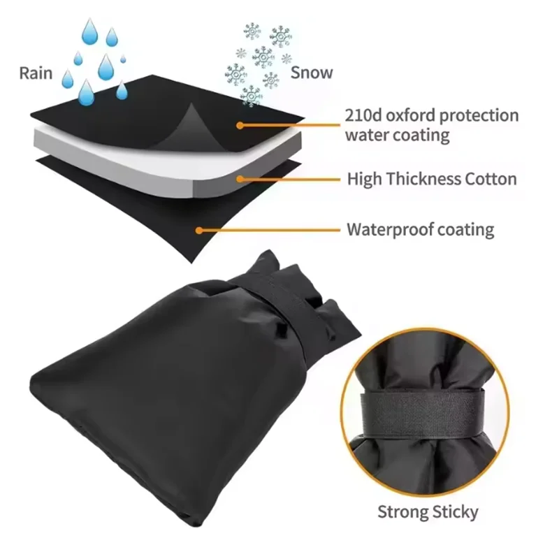 2 قطعة غطاء الصنبور الخارجي سميكة غطاء الصنبور في الهواء الطلق معزول مقاوم للماء غطاء الصنبور الخارجي حماية من التجميد انفجار