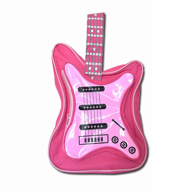 New Cool Retro Guitar Shape Bag For Girl British Style Novelty Brand Designer Personality Messenger Gothic Bags Unisex Boy Purse