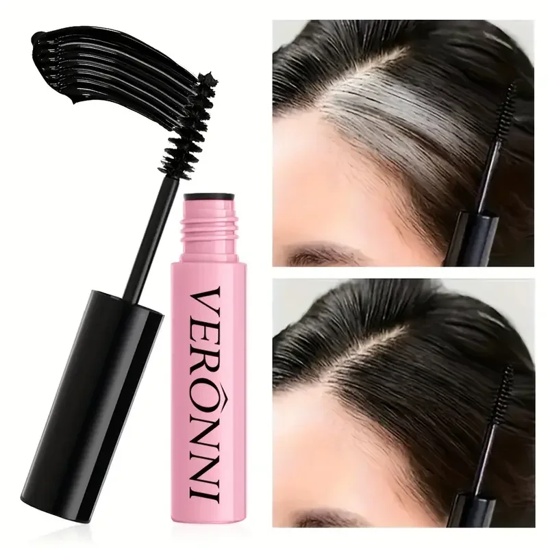 2 個のヘアライン シャドウ パウダー & ルート タッチアップ カラー スティック セット、ヘアマスカラ ヘアライン シャドウ コンシーラー ヘアダイ ペン ナチュラルな外観