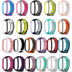 Strap for Mi band 7 6 Bracelet Sport Silicone Miband4 miband 5 Wrist Correa Replacement Wristband For Xiaomi Band 4 3 5 Puleira