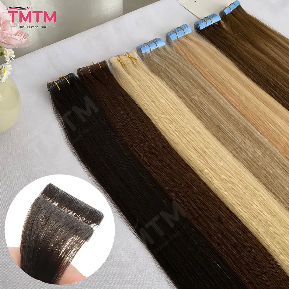 

Straight Seamless Tape In Hair Extensions Human Hair 2.5g/pc Invisible Tape in Hair Extension 22" 24" Remy Human Hair Extensions