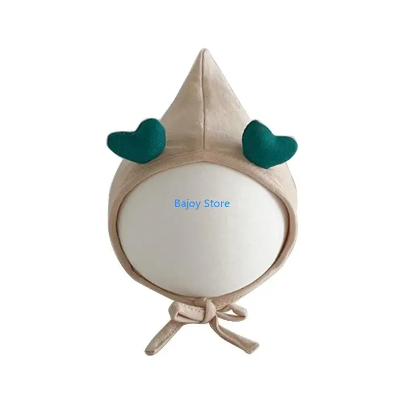 

63HE Baby Hat Adjust Chin Belt Windproof Bonnet Fashionable