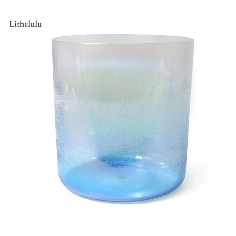 

6/7/8Inch Dazzling Sea Blue Clear Quartz Crystal Singing Bowl Top Level Meditation Sound Therapy Voiasin Relaxing Sounds Bowls