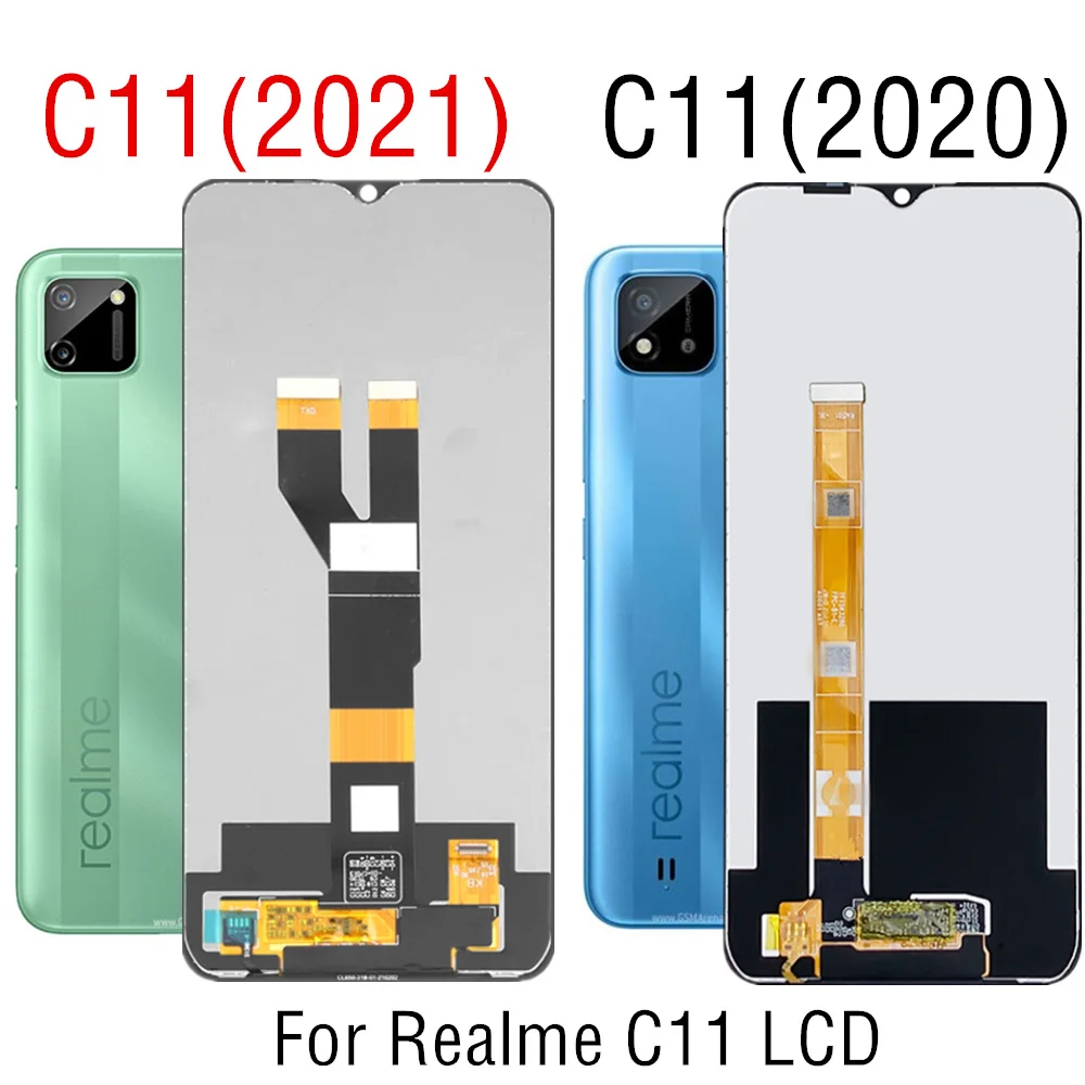 

Oppo Realme C11 2021 RMX3231 Display For Realme C11 RMX2185 Touch Screen Replacement For RealmeC11 Lcd Display Repair