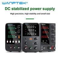 Wanptek Adjustable DC Power Supply 30V 10A 60V 5A Lab Bench Power Source Stabilized Power Supply Voltage Regulator Switch 120V