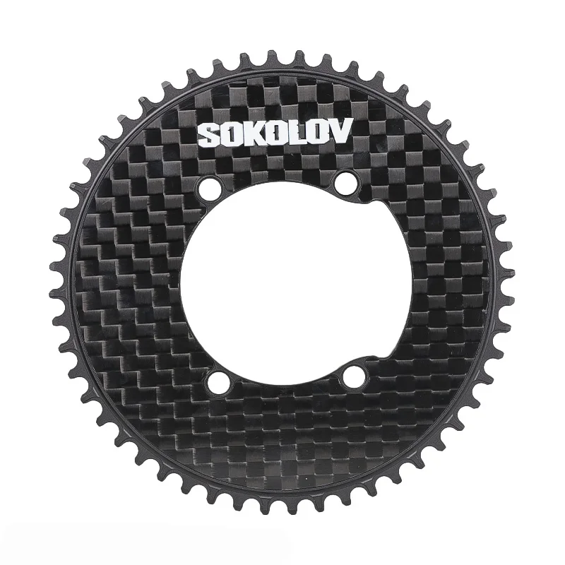 SOKOLOV Road Bike Carbon And Aluminum Chainring For 110BCD R7000/R8000/R9100/R7100/R8100/R9200/R2000/R3000/4700/5800/6800 Etc