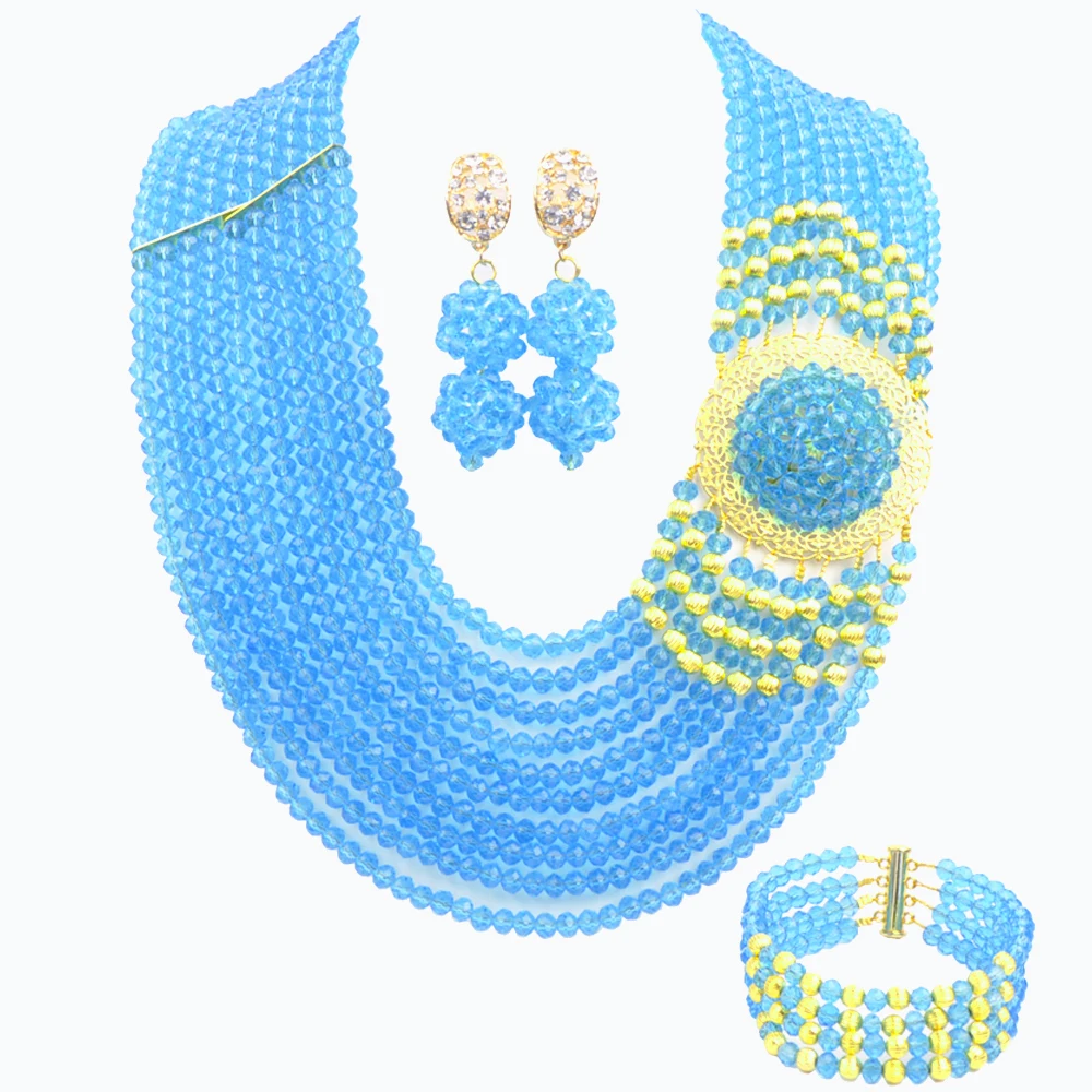 Crystal necklace Fashion African bead jewelry collection