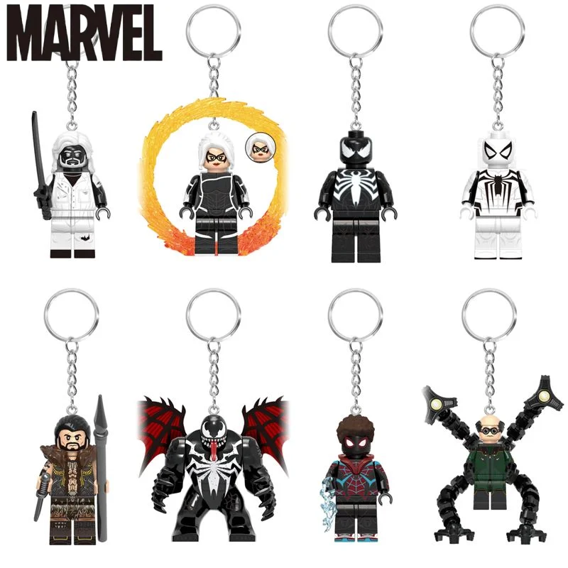 

Стильный и креативный портативный брелок-подвеска с фигурками из аниме Marvel: Человек-паук, Веном, Доктор Октопус. Новинка!