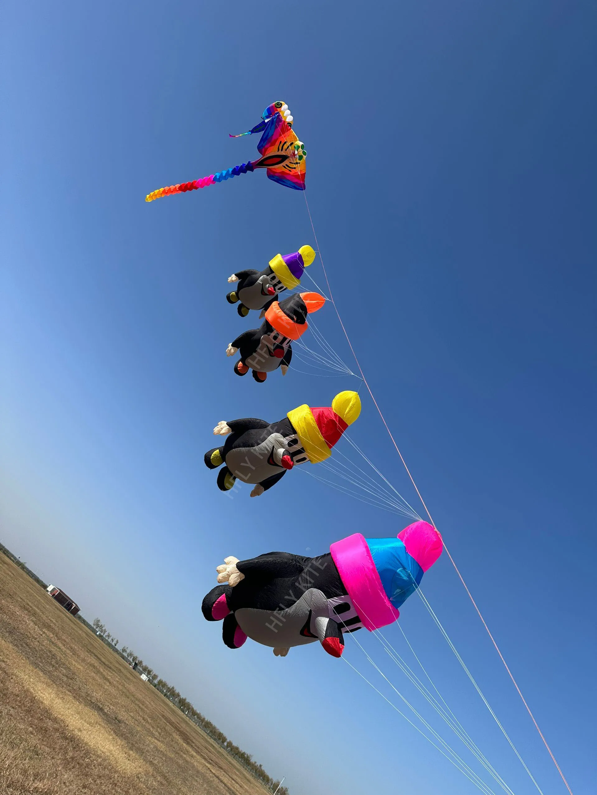 NEW ARRIVAL 3.5M linia mole pralnia miękka nadmuchiwana latawiec