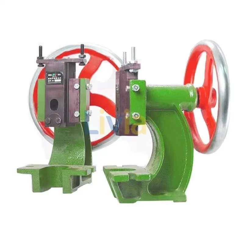 Rotary Disc Stamping Press (Manual Operation) Hand Operated Manual Punching Machine With 8kn Force Power