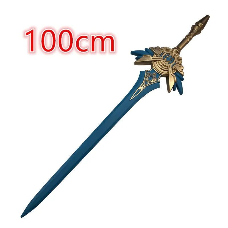 

Sky Blade Sword Game Genshin Impact Sword Bennett Qing Sword Mistsplitter Cosplay Weapon Props Safety PU Role Gift 100cm