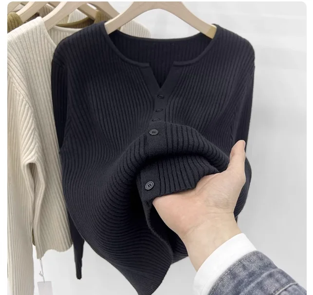 Cardigan lavorato a maglia francese di fascia alta da donna primavera e autunno morbida giacca maglione con spalle cerose con fondo e top sottile