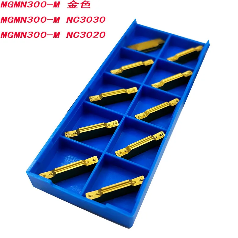 

10PCS Lathe Metal Turning Tool MGMN300 M NC3030 NC3020 PC9030 hard metal Steel High Quality End Milling Cutter MGMN 300