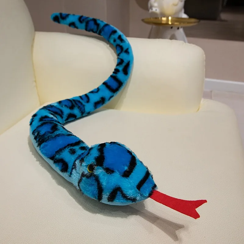 

Cartoon Glowing Colored Snake Stuffed Plush Toy For Kid Birthday Gift