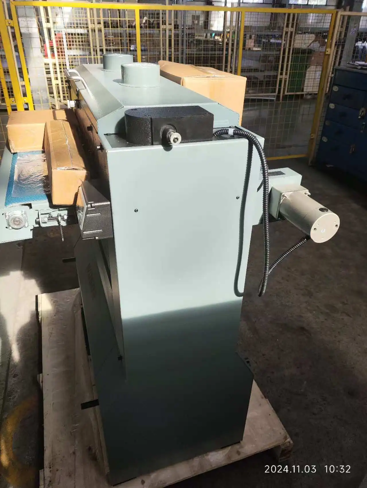 STR W0602 6 Polegadas 660mm Máquina de lixadeira de tambor de rolo duplo para carpintaria para piso de madeira e polimento