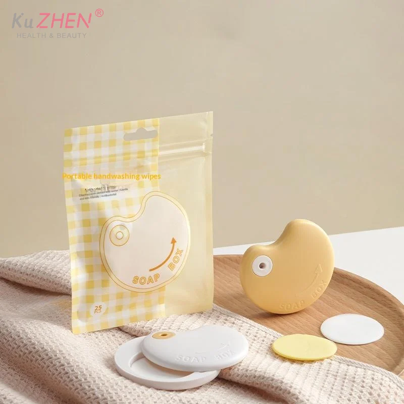 25/50 Sheets Travel Soap Sheets Portable Soap Paper Bath Hand Outdoor Travel Cleaning Soap Sheet Fragrance Foam Suitable Camping