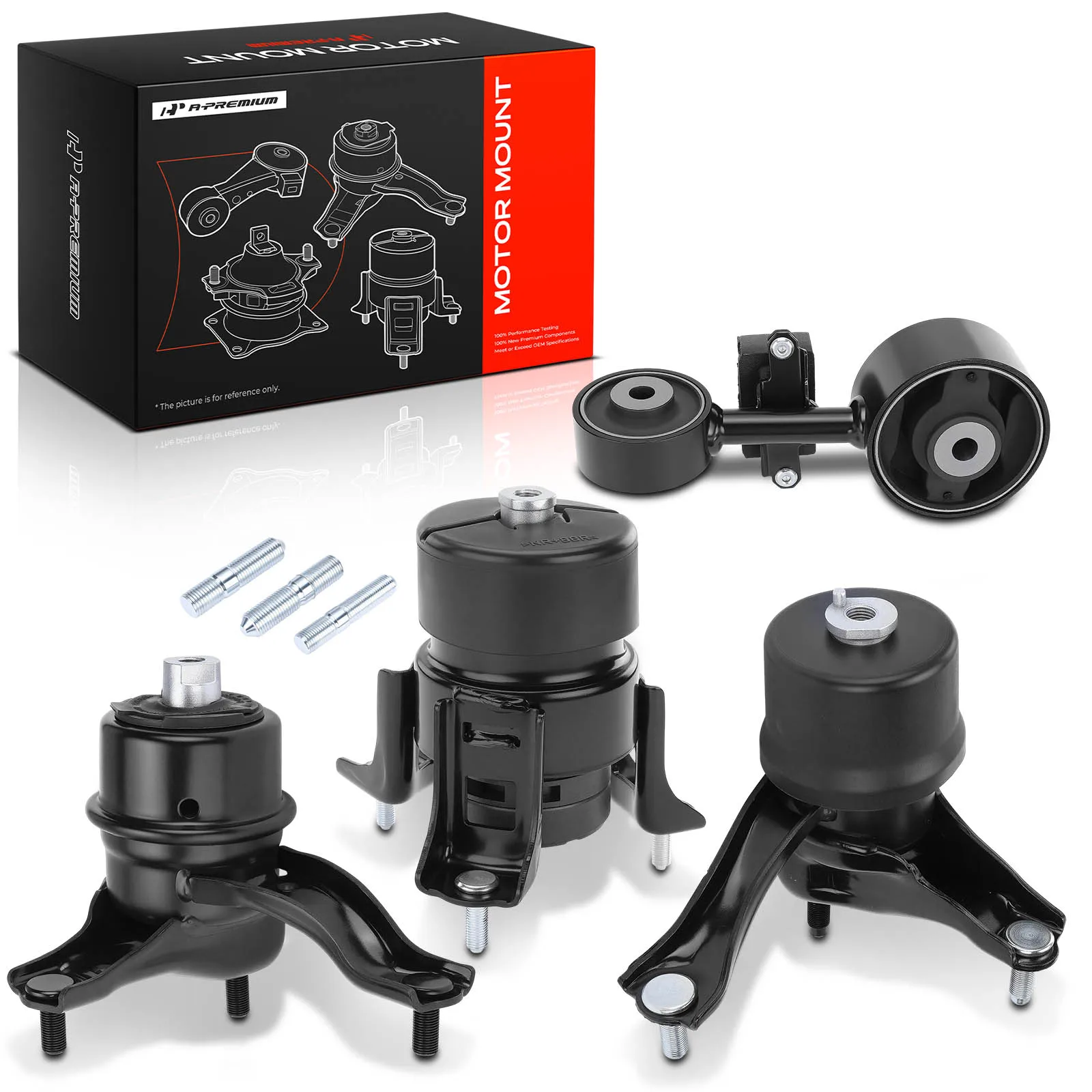 A-Premium 4pcs Automatic Transmission Engine Motor & Transmission Mount for Toyota Camry 2007-2011