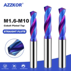 Carbide Alloy Drill Tungsten Steel Hard Stainless Blue Nano Coating Straight Handle Solid Monolithic Drill For CNC Lathe Machine